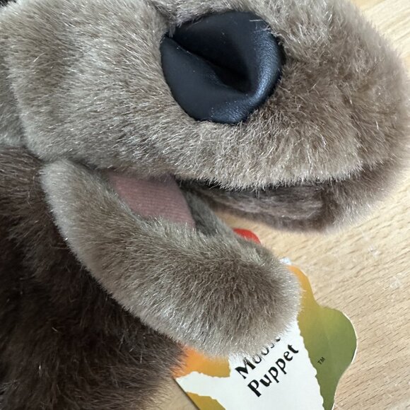 Folkmanis Realistic Large Size Moose Plush Hand Puppet (20"). No Flaws. w/labels - Picture 6 of 8